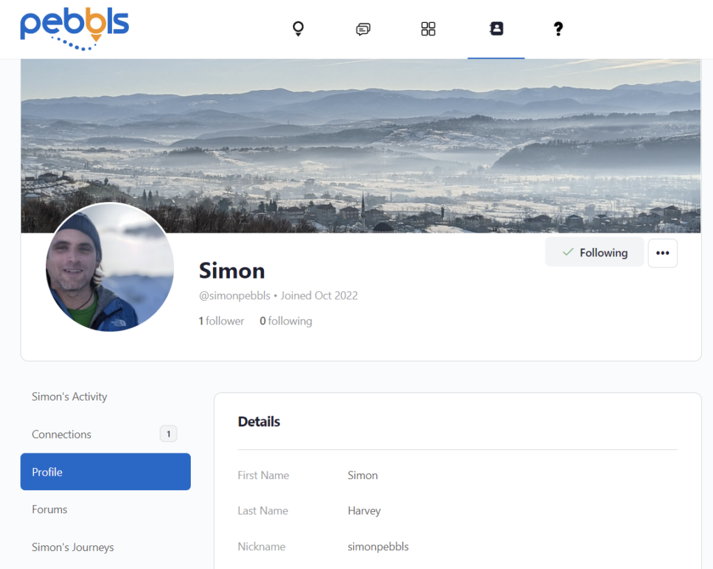 User Profile Page